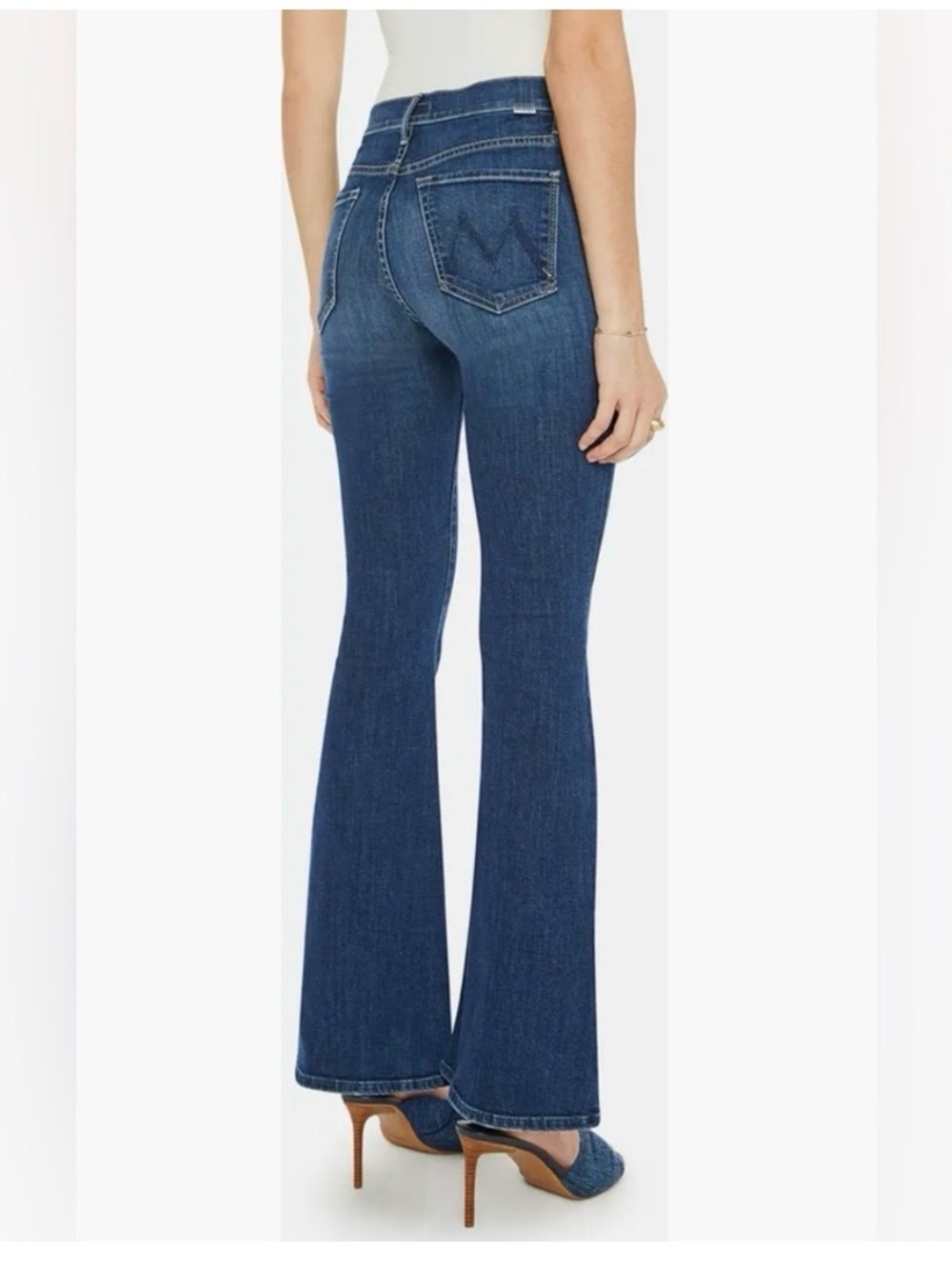 BOGO! MOTHER The Weekender Teaming Up Blue Flare Jeans